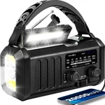 Radio Emergencia 20000MAH Noaa Am Fm Recargable Solar Manivela Linterna Alarma. Fixed Price $81.46.