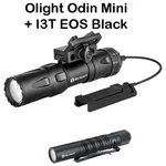 Olight Odin Mini 1250L Rechargeable M-lok Rail Mount Weapon & I3T Eos Blak. Fixed Price $157.98.