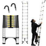 Kzebra Telescoping Ladder 10.5 Ft Aluminum Lightweight Extension 2. Fixed Price $119.53.