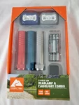 Ozark Trail 5-PIECE Led Headlamp & Flashlight Combo New Free Shipping. Fixed Price $19.97.