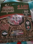Headlamp Led Mossy Oak Shadow Grass Blades 90 Lumens + Night Vision Nip. Fixed Price $18.00.