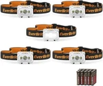 Everbrite 5 Pcs Led Headlamp Pivoting With Adjustable HEADBAND,4 Modes. Fixed Price $16.09.