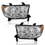 Weelmoto Chrome Headlights For 2007-2013 Toyota Tundra 2008-2017 Sequoia Pair. Fixed Price $77.88.