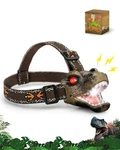 Niovexium Led Dinosaur Headlamp For Kids, Children's Toy Flashlight Brown. Fixed Price $26.31.