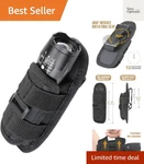 Tactical Flashlight Pouch Holster, Rotatable Holder Belt Clip Tact.... Fixed Price $19.99.