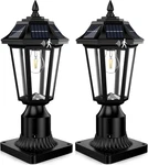 2PACK Solar Post Lights Outdoor With Mount Base, 3-MODE Wireless Lamp. Fixed Price $160.71.