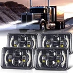 Baolicy 4X6 Led Headlights H4656 H4668 H6545 For Chevy Kenworth Peterbilt 4942MC. Fixed Price $61.42.