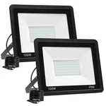 Qiyeka 2 Led Flood Light OUTDOOR,10000LM Work PACK-100W, Black. Fixed Price $42.24.