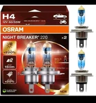 Osram Night Breaker 220 9003 HB2 H4 60/55W Two Bulbs Headlight Dual Beam Replace. Fixed Price $35.00.
