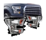 Headlamp Replacement Ford F-150 2015-2017 Dot/sae Compliant, Halogen Head.... Fixed Price $333.58.