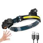 Xpg+cob Zoom Induction Headlamp Usb Rechargeable With 18650 Builtin Battery Led. Fixed Price $54.69.