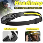 Led Headlamp, Usb Rechargeable With All Perspectives Induction Set Of 3. Fixed Price $14.95.