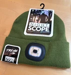 Nwt "night Scope" Rechargeable Led Beanie Green 3 Levels Brightness Usb Port. Fixed Price $8.00.