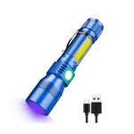 Uv Flashlight Black Light, Usb Rechargeable With Magnetic Base - H.... Fixed Price $30.10.