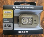 Black Diamond Storm Ops 450 Lumens Led Headlamp + Batteries Dark Tan - New. Fixed Price $49.99.