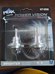 Peak H7 55W Power Vision Silver Automotive High Performance Headlights. Fixed Price $12.00.