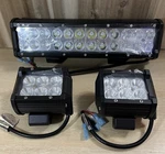 Nilight - ZH002 20 126W Spot Combo Or Led Bar 2PC 18W 4 Pods W/16AWG. Fixed Price $52.79.