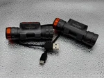 2-PACK Nebo Transcend 1500 Lumen Rechargeable Headlamp No Mount/headband. Fixed Price $65.00.