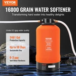 Rv Water Softener 16000 Grain Portable System W/brass Fittings Hose. Fixed Price $165.99.
