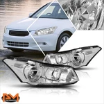 For 08-12 Honda Accord Sedan Chrome Housing Headlight Clear Corner Signal Lamps. Fixed Price $98.70.