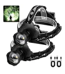 Ultra Bright Led Headlamp P70.2, 3000 Lumens, Usb Rechargeable, Waterproof. Fixed Price $40.00.
