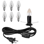 Himalayan Salt Lamp Cord With Gear Switch Original Base Assembly Wi.... Fixed Price $17.82.