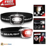 Bright & Adjustable Led Headlamp 2-PACK Perfect For Camping And Night Fishing. Fixed Price $47.99.