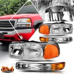 For 99-07 Gmc Sierra/yukon Oe Replacement Headlight+bumper Lamps Amber Corner. Fixed Price $65.36.