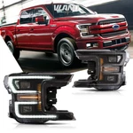 Vland Customized Led Headlights Ford F-150 2018-2020 With Blackout Housing. Fixed Price $694.99.