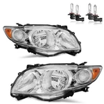 Headlights Assembly For 2009-2010 Toyota Corolla Halogen Headlamp Replacement.... Fixed Price $119.74.