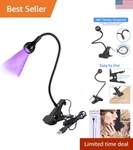Compact 3W Uv Curing Desk Light - Adjustable Gooseneck For Optimal Positioning. Fixed Price $11.82.