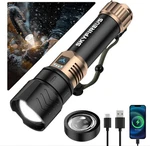 Skyfire 1500000LM Led Flashlight Rechargeable Zoom Starter Waterproof. Fixed Price $49.99.
