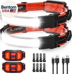 Led Headlamp Flashlight, 1000LUMENS 230 Broadbeam Headlight, Usb Rechargeable. Fixed Price $49.00.