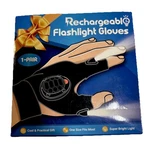 Rechargeable Led Flashlight Gloves Hands Free Fishing Repair Camping. Fixed Price $9.88.