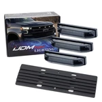 3PCS Smoke Lens White Led Center Grille Lights W/bracket For 19+ Chevy Silverado. Fixed Price $52.09.