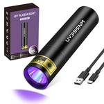 Uv Flashlight Black Lights Wood Lamp Powerful Mini Portable, Led 395NM. Fixed Price $35.87.