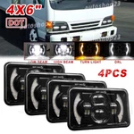 4PCS 4X6 Inch Led Headlights Drl Hi/lo Beam H4 Fit Gmc W3500 W4500 W5500 Forward. Fixed Price $79.65.