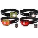 Everbrite Headlamp Flashlight W/3 Modes Black/green 300 Lumens 1PK/2PK W/battery. Fixed Price $19.99.