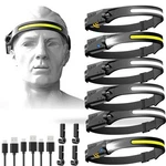 Aikertec Rechargeable Headlamp 6 Pcs, 230 Beam For Adults, Mode Ca.... Fixed Price $73.34.