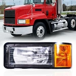 Hpdmauto Left Headlights For Mack,replacement Headlamp With Turn Chrome. Fixed Price $137.44.