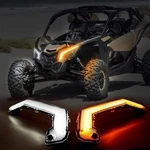 White Amber Led Fang Turn Signal Lights Fits 2017-2025 Can-am Maverick X3 Max Pa. Fixed Price $67.99.