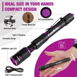 Everbrite Rechargeable Pen Flashlight With Uv And White 4 Mode New. Fixed Price $16.99.