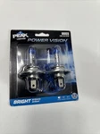 Peak Lighting Power Vision Silver Halogen Headlamp 9003 HB2 60/55W ***2 Pack***. Fixed Price $17.95.