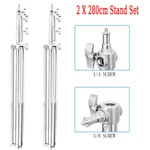 Us 2PCS 2.8M Heavy Duty Studio Flash Light Stand Tripod For Softbox Video. Fixed Price $79.99.