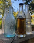 Antique Soda/mineral Water Bottles From Peoria-quincy-princeton-lasalle Illinois. Fixed Price $12.99.