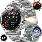 Kpep Military Smart Watches For Men With 2 Straps, 1000MAH Battery/led Flashl.... Fixed Price $66.01.