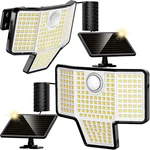 Solar Lights Outdoor, 2 Pack 189 High Brightness Led Cordless Motion Senso. Fixed Price $46.41.