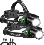 Kmivo Rechargeable 99,000LM Super Bright, 2PACK Led With 3 Mo. Fixed Price $69.34.