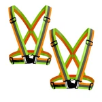 Cezmkio Reflective Safety Vest 2PCS - High Visibility Adjustable Straps .... Fixed Price $15.59.