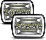 Unishine 5X7 7X6 Inch Headlights Sealed Beam H6054 2PCS-1003ZQ, White. Fixed Price $74.79.
